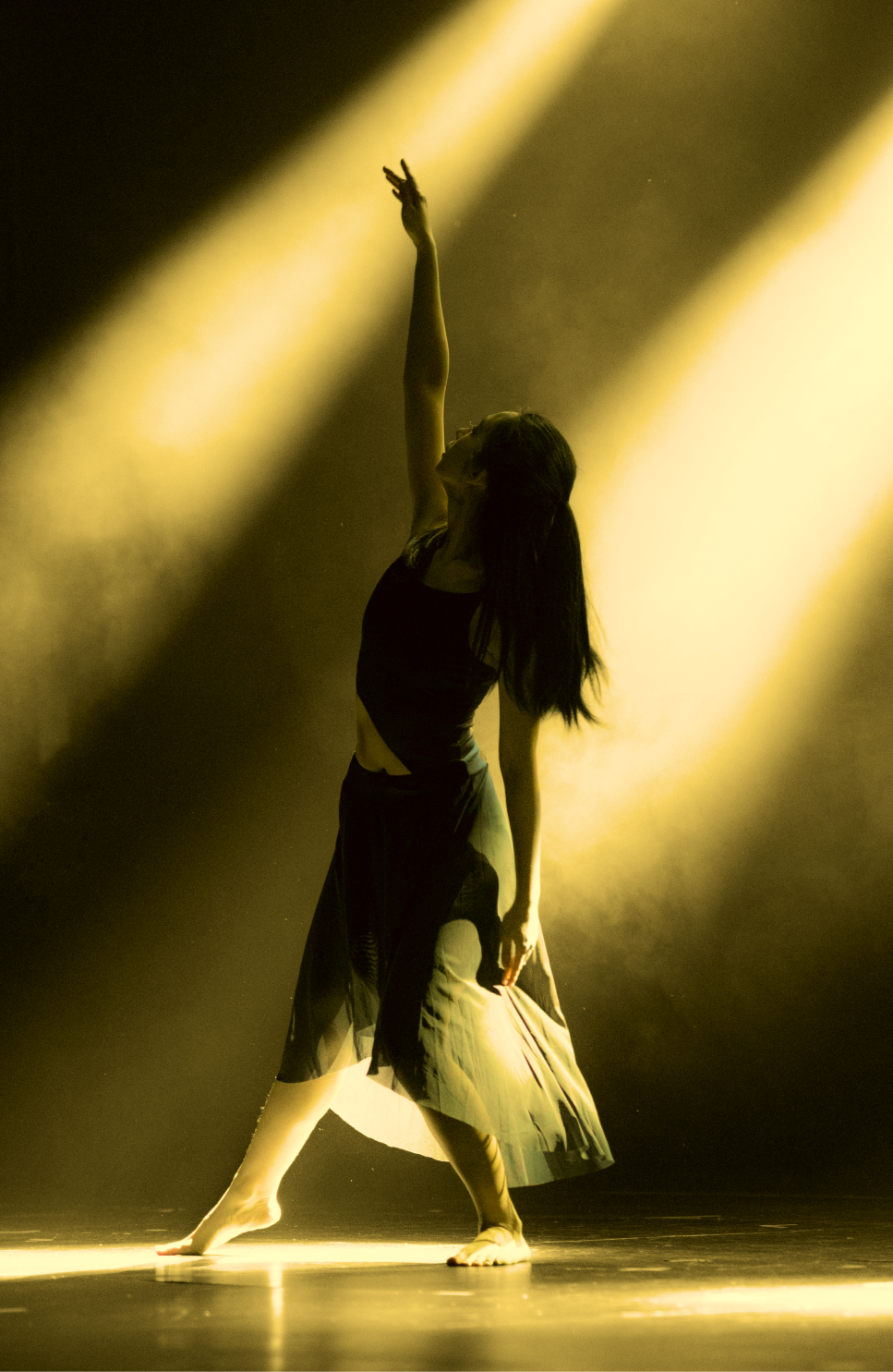 dancer posed on stage